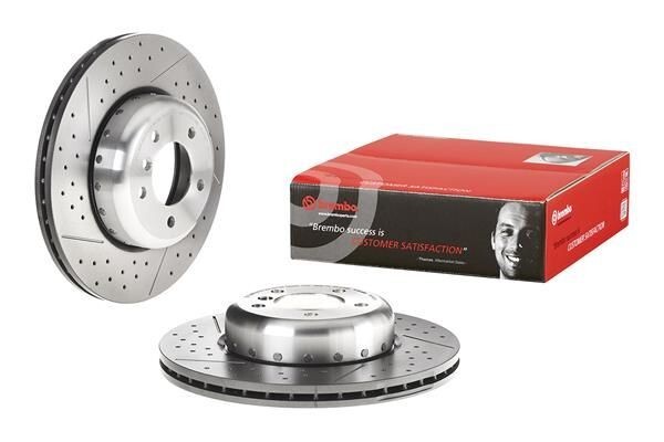 2x Brake Discs Pair Vented fits BMW 328 E90, E92 3.0 Front 06 to 13 338mm Set - Image 33
