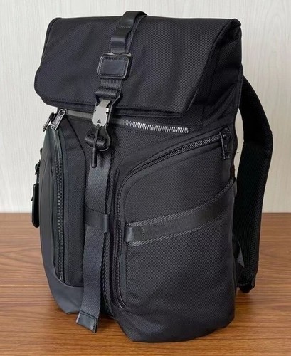 TUMI ALPHA BRAVO Logistic Backpack Black Outlet Unused New