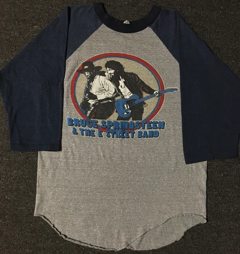 Bruce Springsteen World Tour Faded Shirt M Concert 1980s vintage concert t-shirt, vintage, single stitch, B+ condition