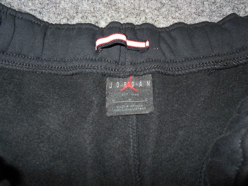 NIKE AIR JORDAN DA9826 JUMPMAN MENS MEDIUM COTTON/POLY BLACK GYM SHORTS A3 - Imagen 2 de 4