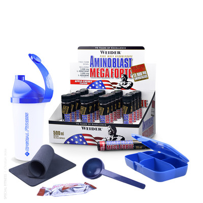 77,98 /L ++ Weider Amino Blast Mega Forte / 20 x 25ml Ampullen Aminosäure  ++