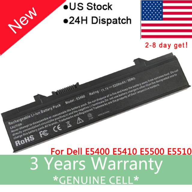 Genuine Dell Laptop Battery For Latitude E5400 E5410 E5510 Km742 56wh 2973 For Sale Online Ebay