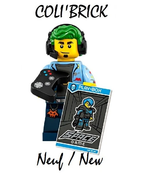 Lego 71025 01 - Minifigure série 19 - le champion de jeux video - New Neuf