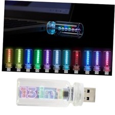 New Car USB Lights, 13 in 1 Touch Adjustment USB LED Car Lights, Mini 1Pcs