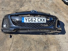 2012-17 MAZDA 3 SPORT MK2 BLACK COMPLETE FRONT BUMPER WITH FOGS & GRILL