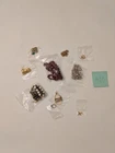 Mixed vintage costume jewelry lot earrings necklace bracelet watch ring brooch