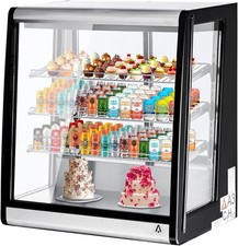7 Cu.Ft. Countertop Pastry Display Refrigerator, 5-Tier Frost-Free with LED
