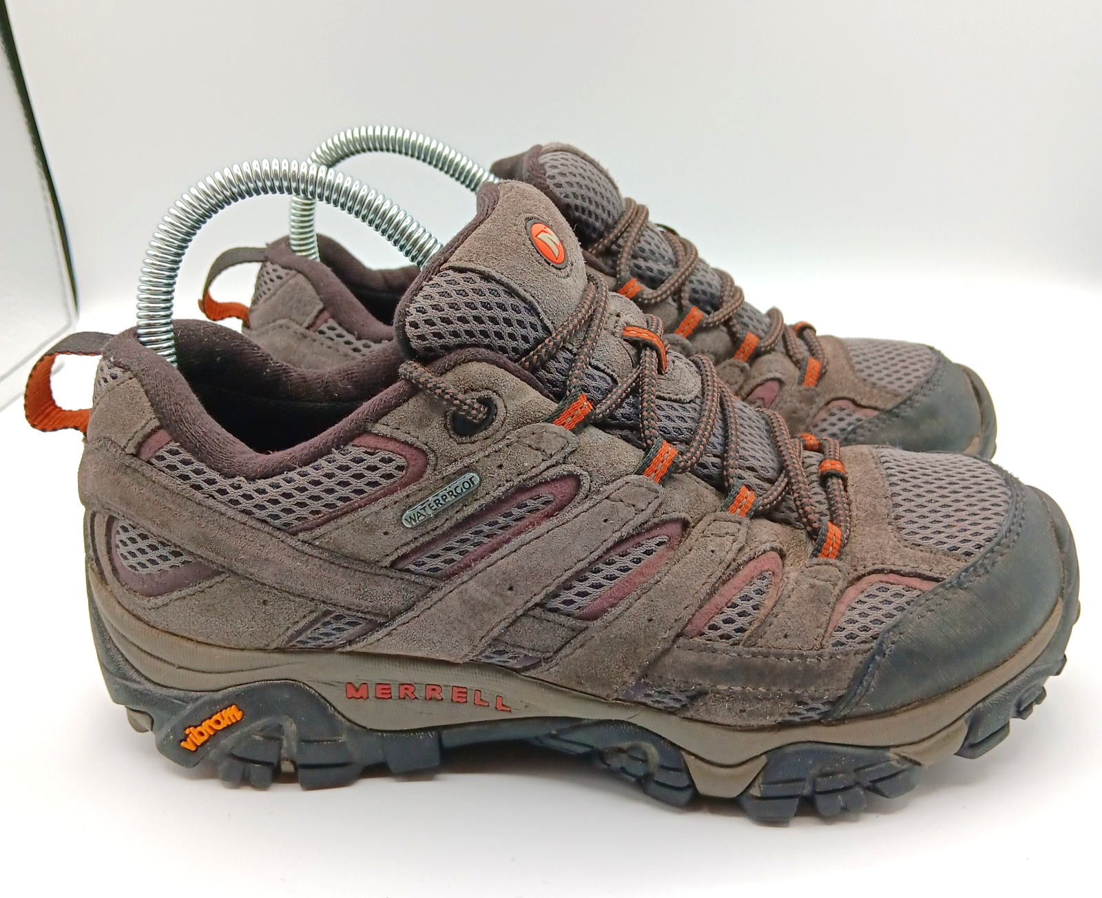 Scarpe da trekking Merrell Mn 7 Moab 2 Beluga grigio scamosciato impermeabili Vibram Vent Trail