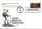 Dr Jim Stamps Pre Stamped Acadia National Park First Day Postcard Artcraft