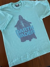 STAR WARS Darth Vader Kids DEADSTOCK TEAL T-Shirt Single Stitch Vintage