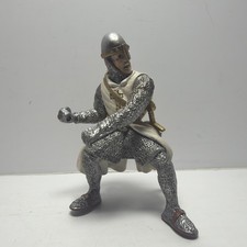 SCHLEICH KNIGHTS CRUSADER WITH MISSING BATTLEAXE 70036 DISCONTINUED RETIRED USED