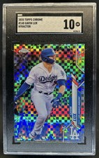 2020 Topps Chrome Gavin Lux RC X-Fractor Refractor Rookie #148 Dodgers SGC 10
