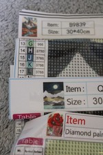 Diamond Art Kits Set of Three Scenery Themed 30X40 cm