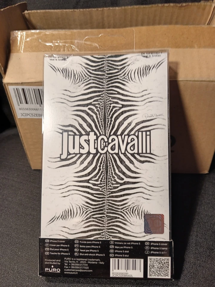 NUEVA FUNDA JUST CAVALLI i-PHONE 5 CEBRA CON EFECTO ESPEJO Foto 3 de 4