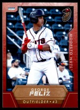 2025 George Feliz MiLB Minor League Rookie Card Modesto Nuts