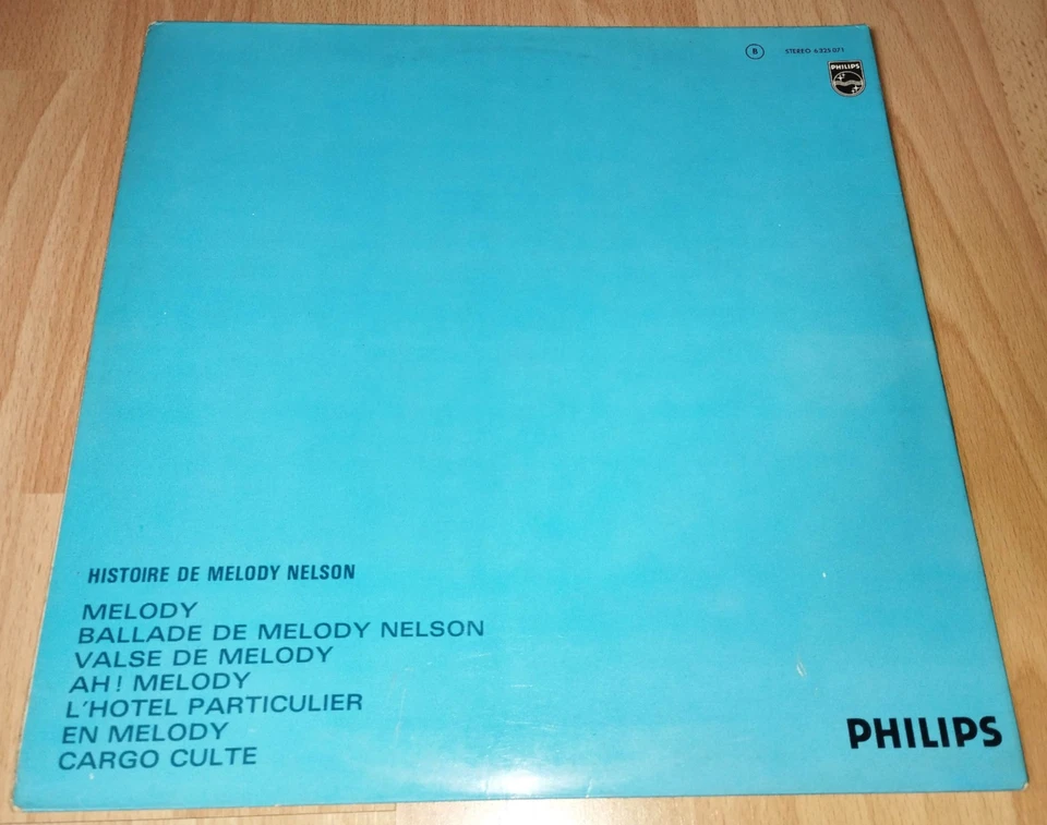 Vinyl LP Serge GAINSBOURG Histoire De Melody Nelson FRANCE paper labels CIDIS - Photo 2/4