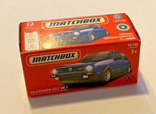 Matchbox VW Golf Mk1 GTi 1976 1/64 BLUE in carton
