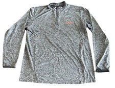 Florida Gators Shirt Mens M Medium Gray Long Sleeve 1/4 Zip College Football