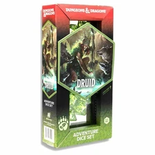 Dungeons & Dragons Adventure Dice Set: Druid, Green (Refresh)