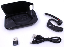 Plantronics Voyager 5200 Bluetooth Headsets w/ Case Dongle USB Cable