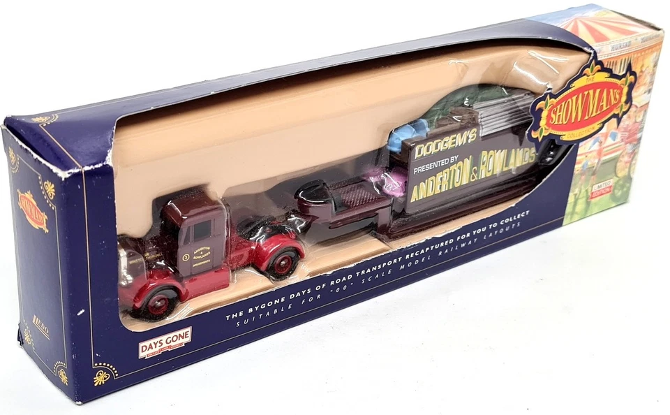 Lledo 1/76 Scammell Tractor Articulated Low Loader Dodgems Showmans Truck - Image 2 of 4