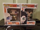Funko Pop! Animation Dragon Ball Z DBZ Lot Raditz 616 Nappa 613 Saiyan Figures