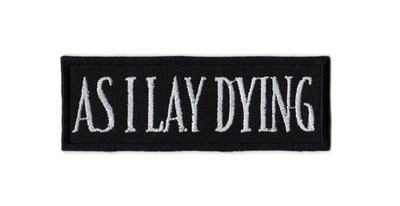 As I Lay Dying Sew On Patch American Metalcore Melodic Metalcore Band Logo