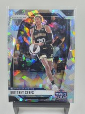 Brittney Sykes 2024 Panini Prizm WNBA Ice Prizm #80 Mystics