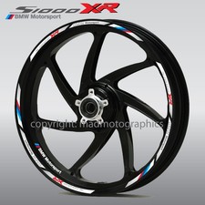 s1000XR motorcycle wheel decals rim stripes BMW s1000 XR stickers Motorsport