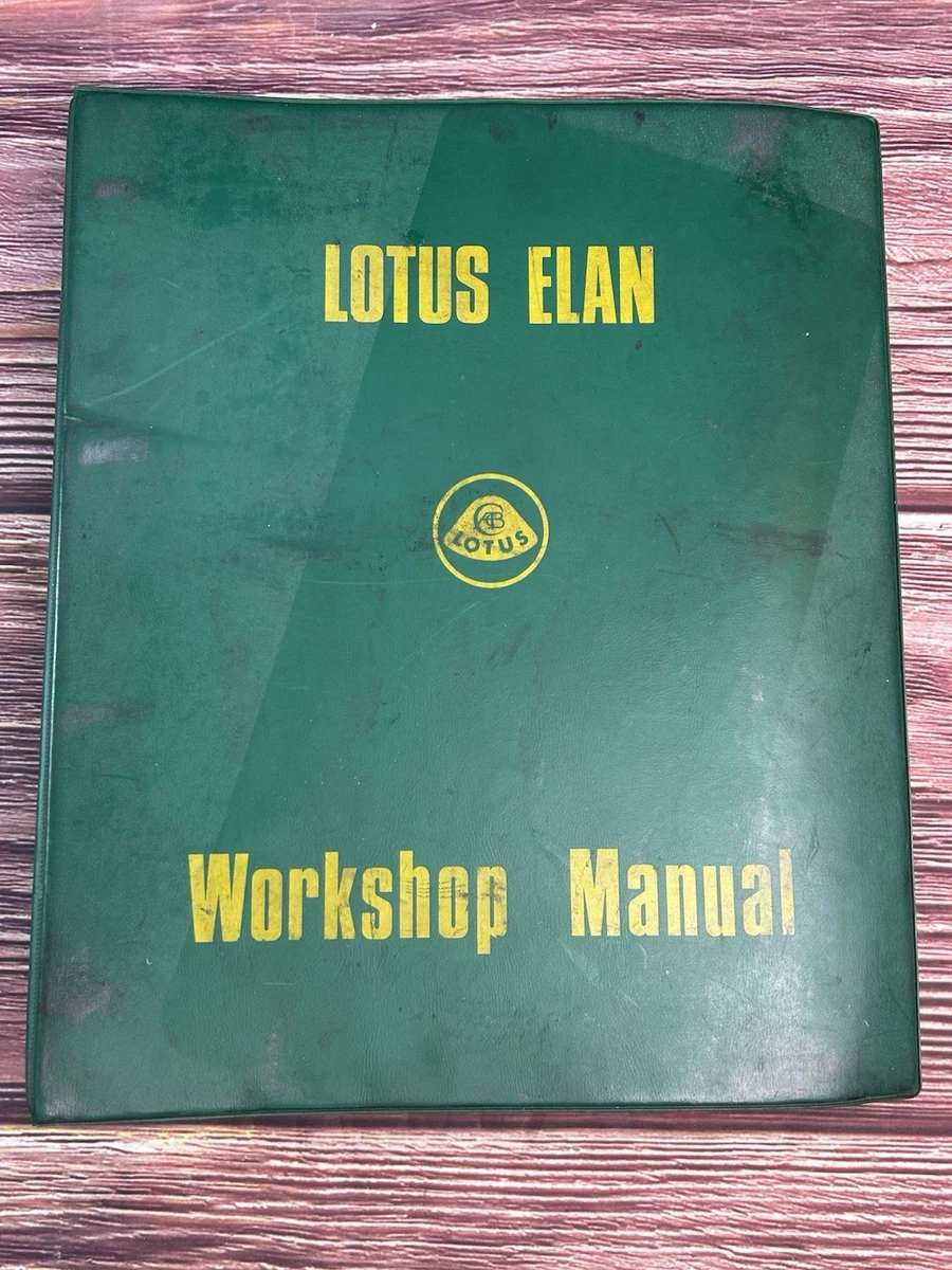 Repair Manuals & Literature for Lotus Elan for sale | eBay