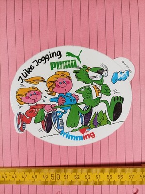 Sticker Aufkleber Reklame Werbung :   Puma I like Jogging Sport