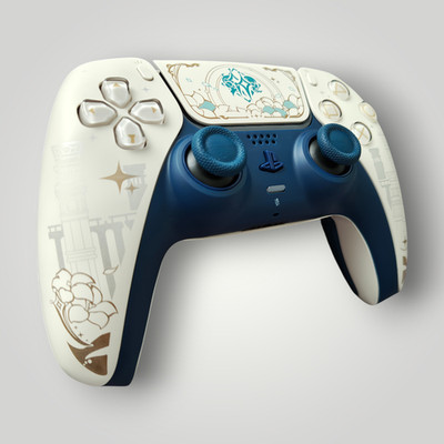 PS5 DualSense Custom Controller  Genshin | 4000 mAh | TMR Sticks