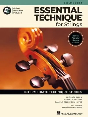 Essential Technique for Strings - Cello Book 3 with Online Resources | Englisch