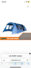 Vango Joro Air 600xl 6 Person  Tent - Blue