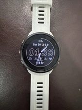Garmin Forerunner 955 Solar Unisex Smartwatch - White