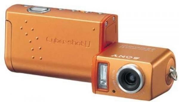 Rare Vintage Sony DSC-U50/D Orange Cyber-shot U Digital
