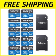 10-Pack 32GB Micro SD Card - Fast Transfer Speed TF Card