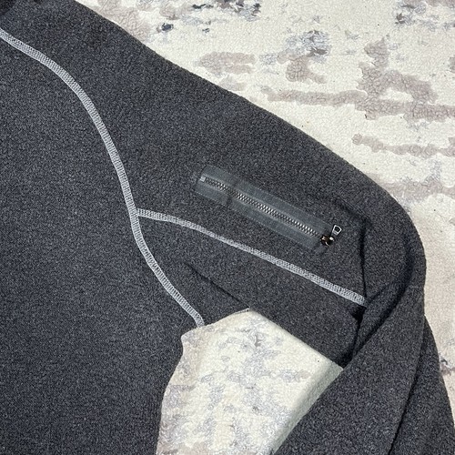 Kuhl Alfpaca Fleece 1/4 Zip Pullover Mens XXL Sweater Jacket Gray Mountain Hike - Picture 4 of 13