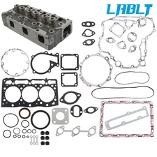 LABLT Complete Cylinder Head & Full Gasket Kit Fits For Kubota D1105 Engine