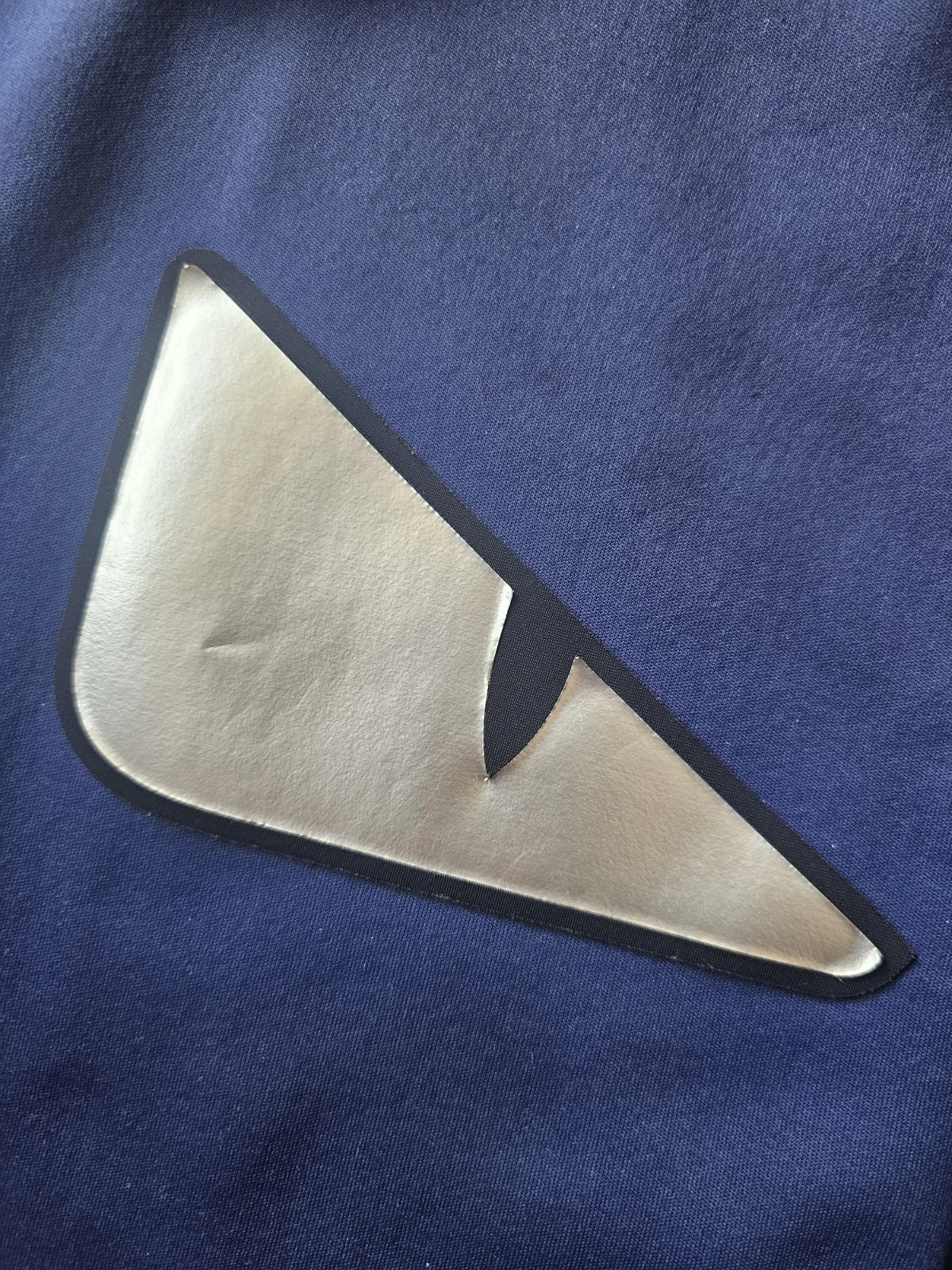 Felpa con cappuccio donna Fendi taglia M blu navy