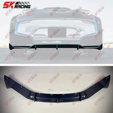 Forged/Carbon Fiber/Glossy Black Rear Bumper Diffuser Lip Kit For BMW i8 2014-20
