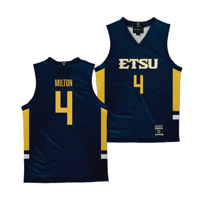 ETSU Blue Women's Basketball Jersey - Braylyn Milton
