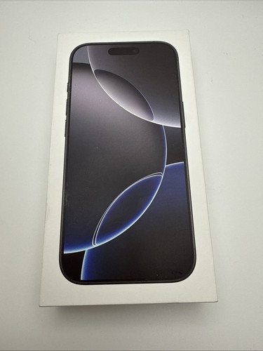 NEW SEALED iPhone 16 Pro 128GB, Black Titanium (CRICKET WIRELESS)