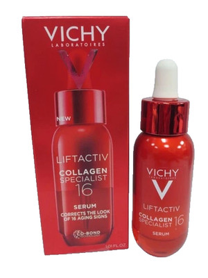 VICHY LIFTACTIV COLLAGEN SPECIALIST 16 SERUM 1.01 OZ BOXED EXP: 2028