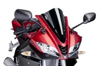 Puig Racing-Scheibe FüR Yamaha YZF-R125 (Bj. 2008-2018) - Schwarz