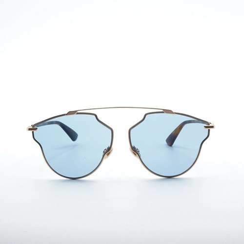 Christian Dior - Occhiali da sole in metallo tondi unisex - DIORSOREALPOP  ORO | eBay