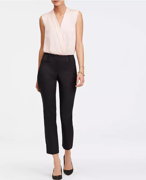 Ann taylor cotton crop pants store