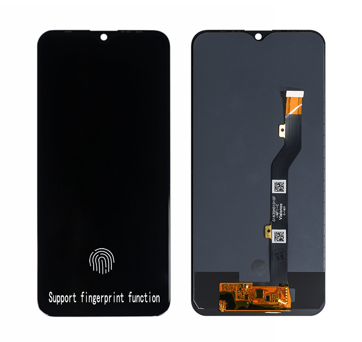 Coque + Protecteur D'écran Pour Tecno Camon 12 Pro - Lot De 2 - Texture Ondulée, Antichoc - Verre Trempé 9H - 9