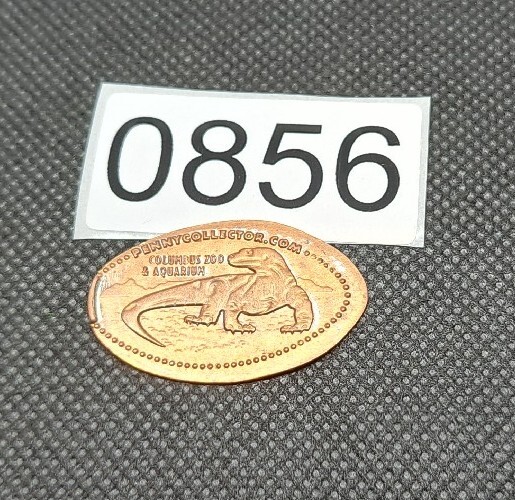 Columbus Zoo & Aquarium Elongated Penny Pressed Souvenir Coin