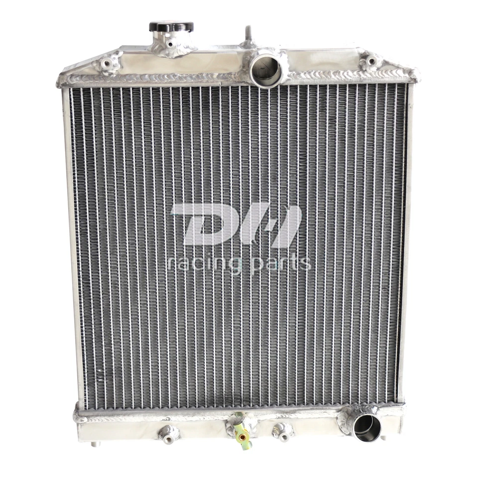 Radiador de aluminio 2 filas para Honda Civic 88-91 CRX 94-01 Acura Integra 1992-2000 Foto 2 de 4